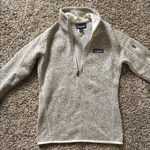 Patagonia Gray Quarter-Zip Pullover